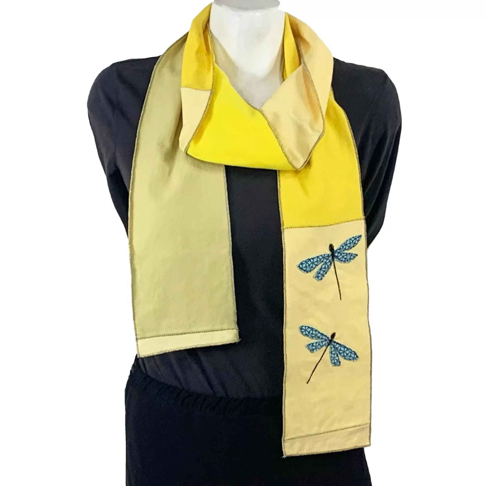 Applique Scarf-Dragonfly-SardineClothing Cheap