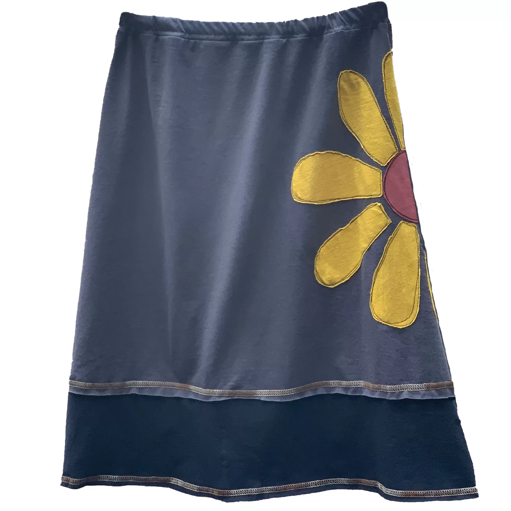 Bg Layered Skirt-Gold Flower-SardineClothing Shop