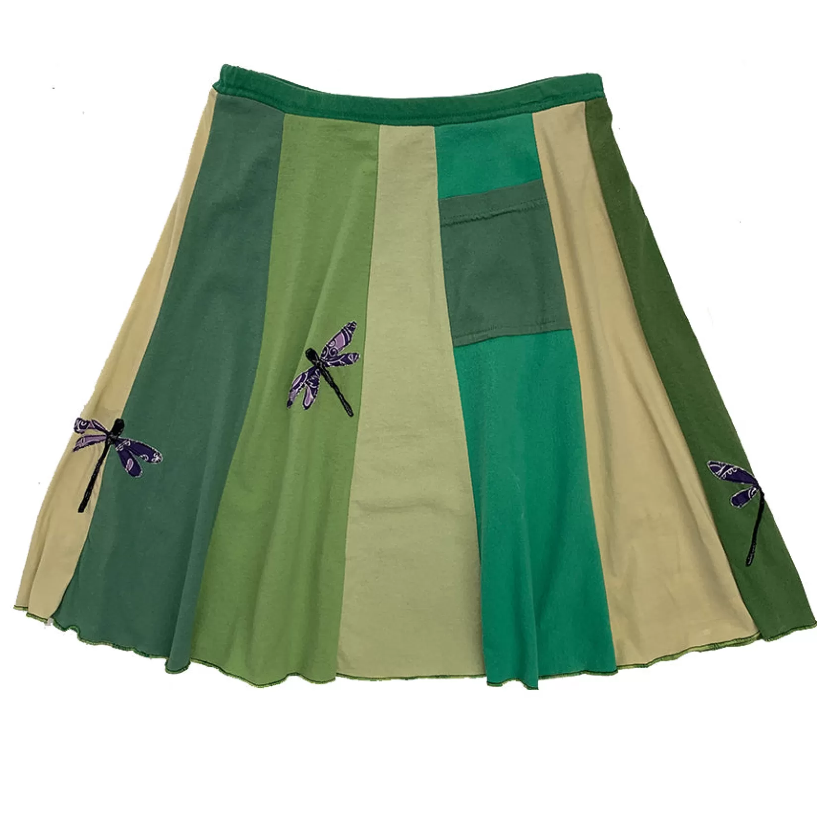 Classic Applique Skirt-Dragonfly-SardineClothing Hot