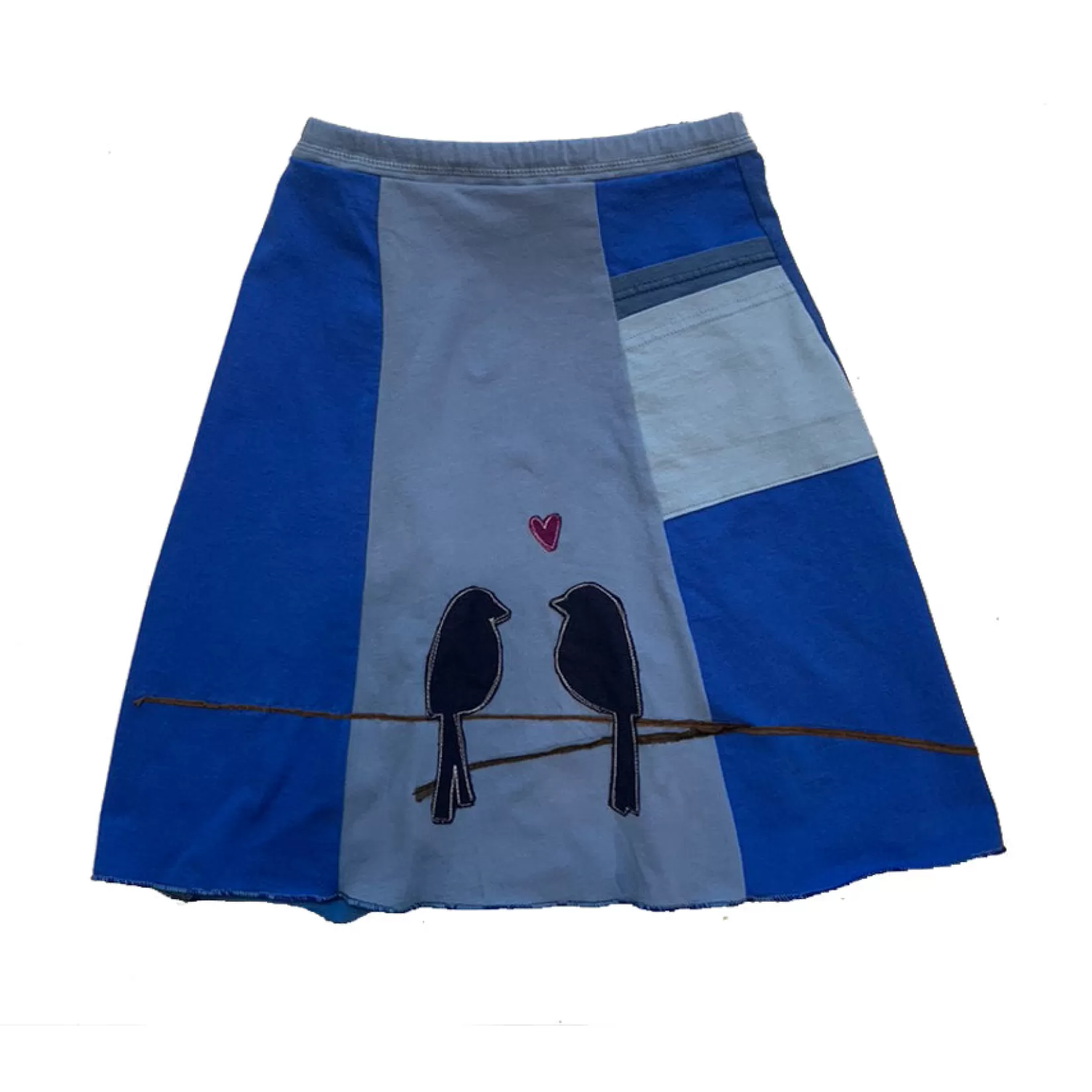 Classic Applique Skirt-Love Birds-SardineClothing Flash Sale