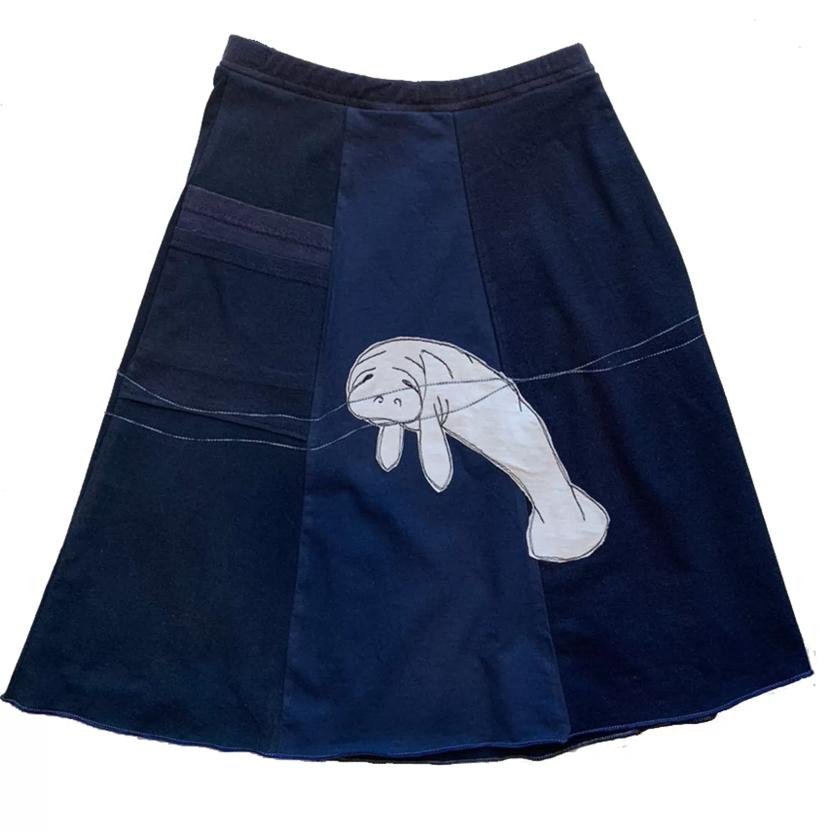 Classic Applique Skirt-Manatee-SardineClothing Store