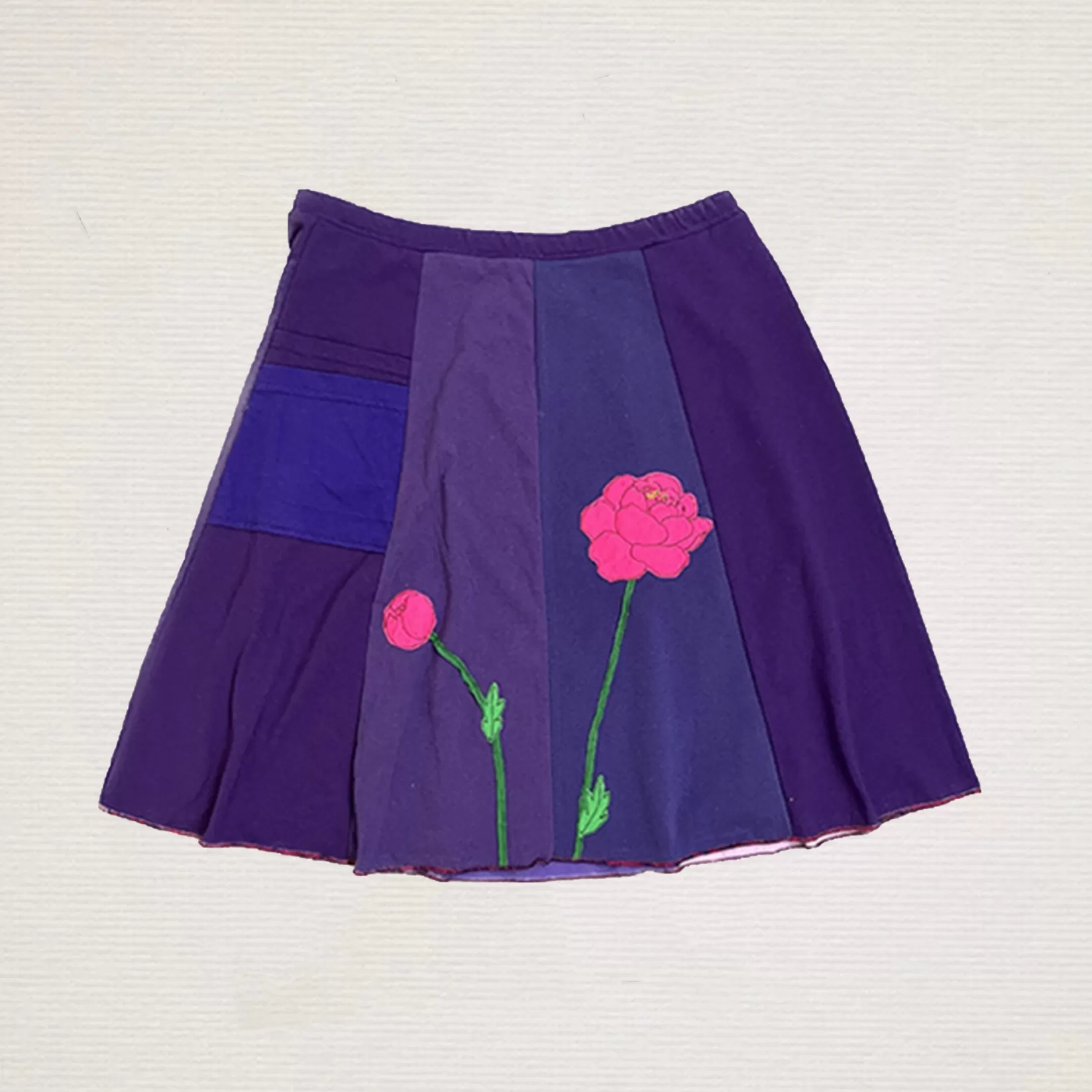 Classic Applique Skirt-Peony-SardineClothing Outlet