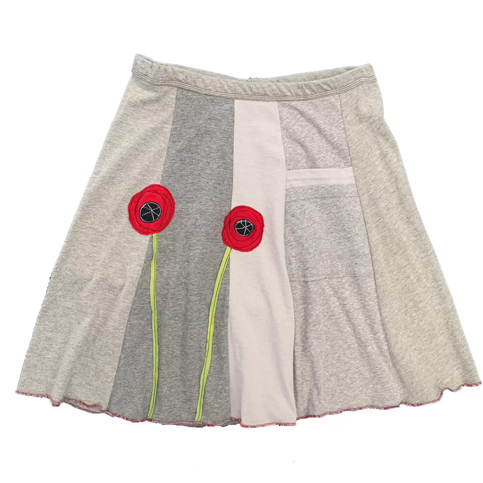 Classic Applique Skirt-Poppy-SardineClothing Flash Sale