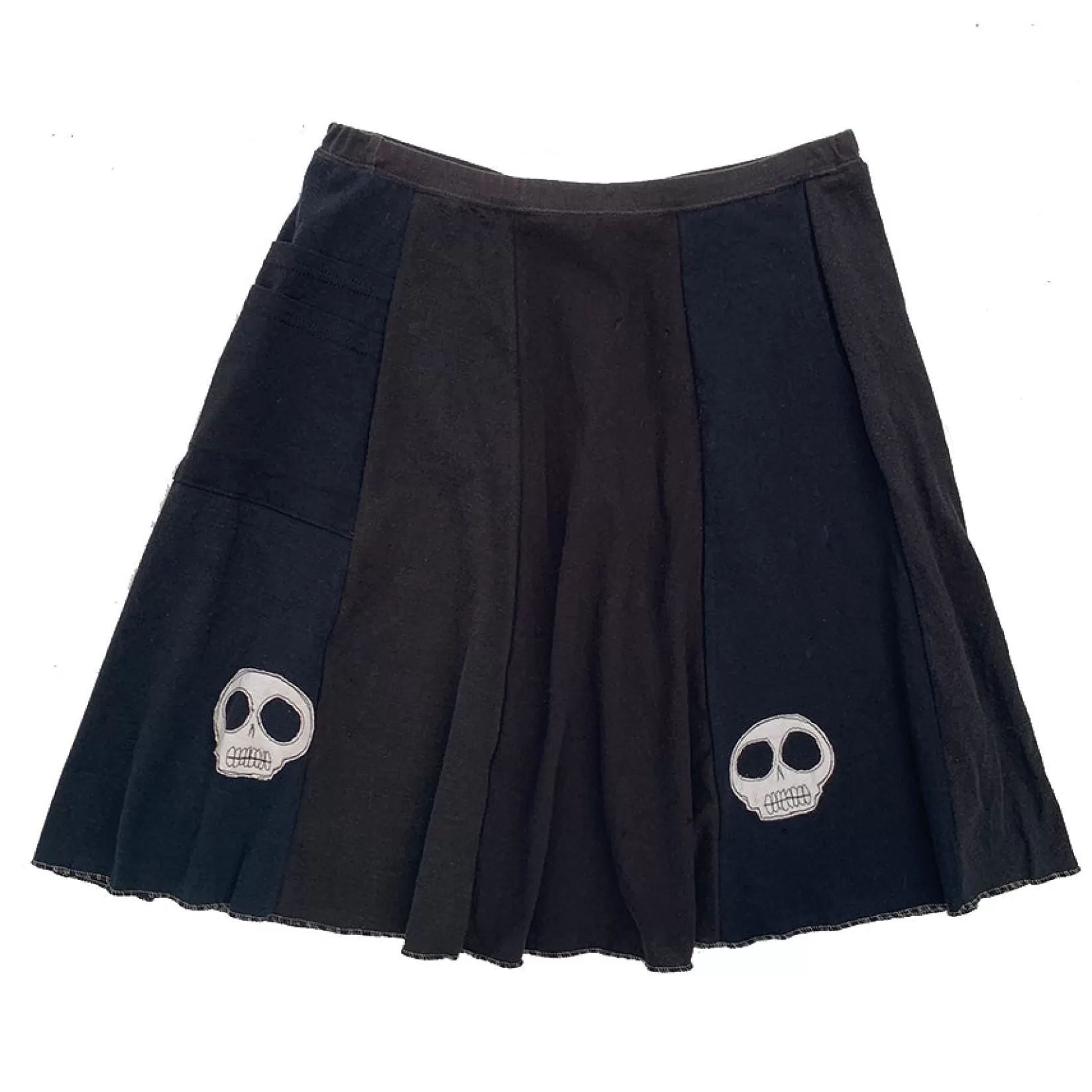 Classic Applique Skirt-Skulls-SardineClothing Flash Sale