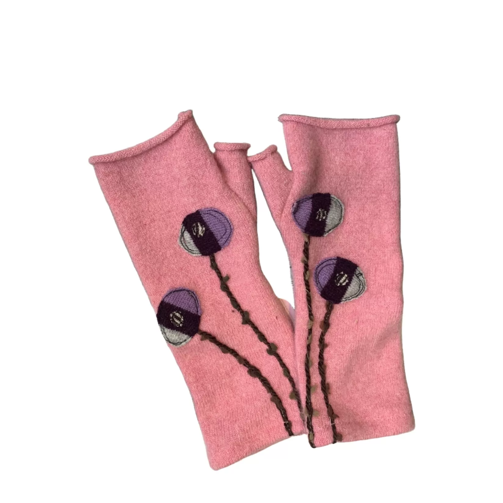 Gloves-Pattern Poppy-SardineClothing Fashion