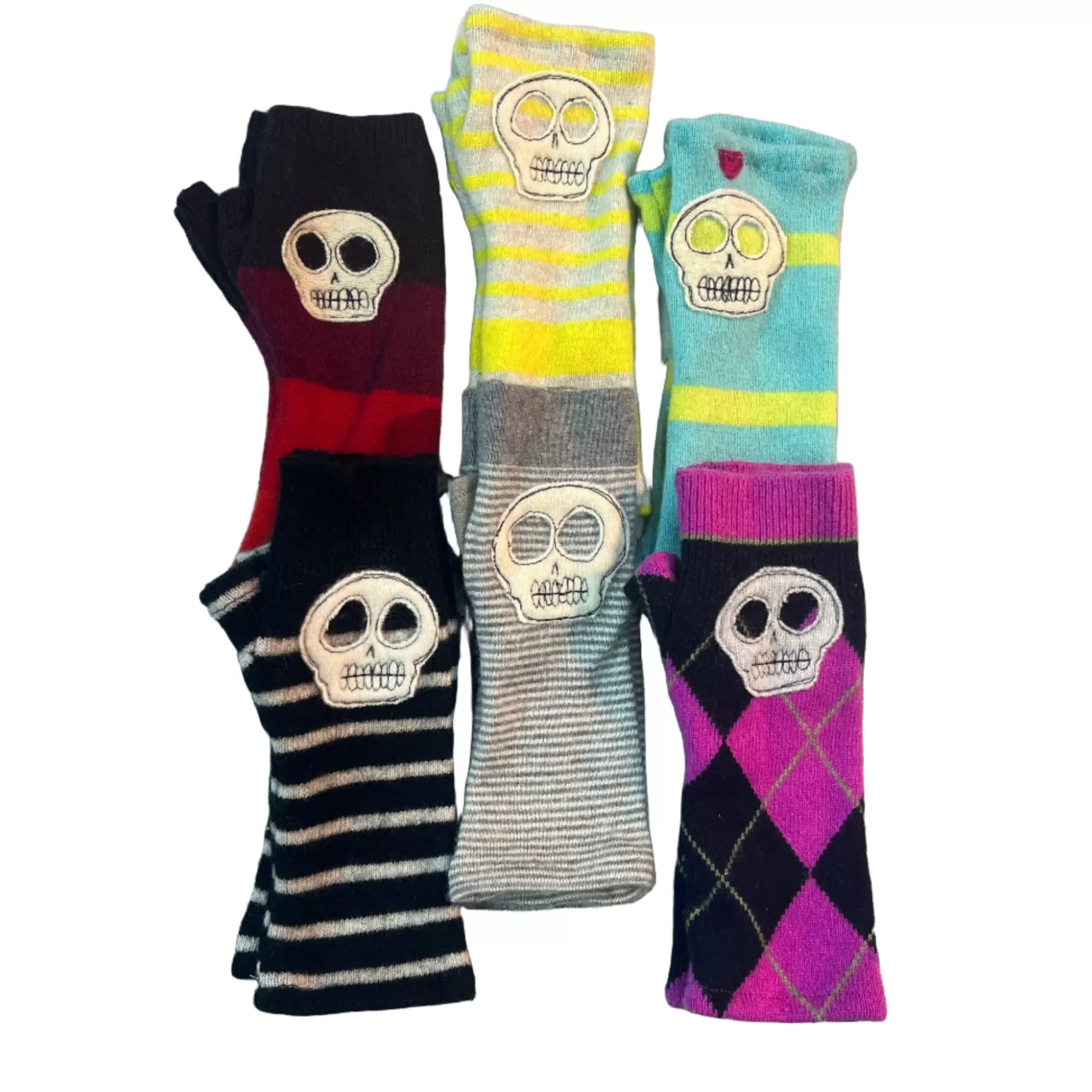 Gloves-Super Special Skull Six Pack-SardineClothing Cheap