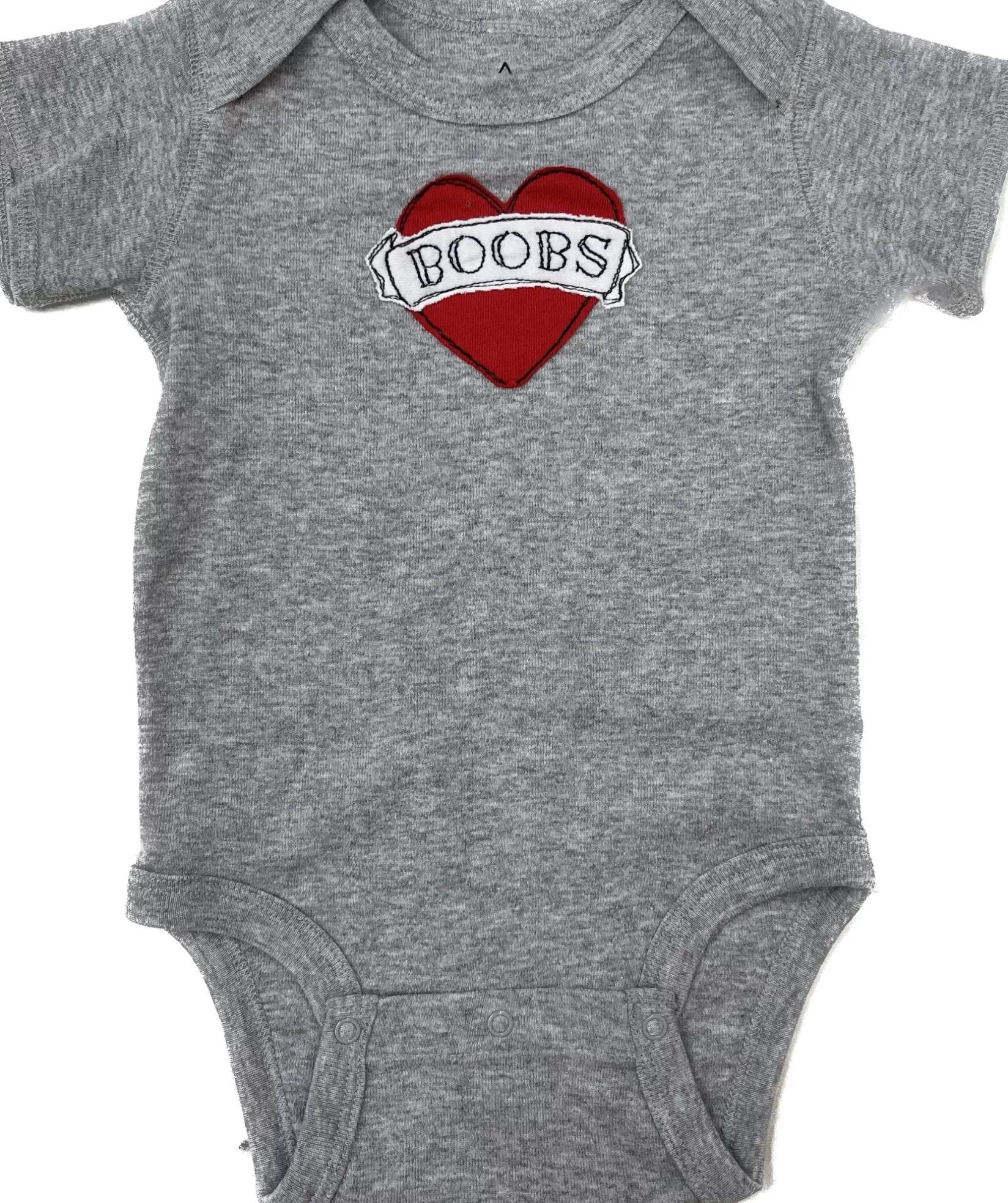 Kids Onesie-Tattoo Heart Boobs-SardineClothing Flash Sale