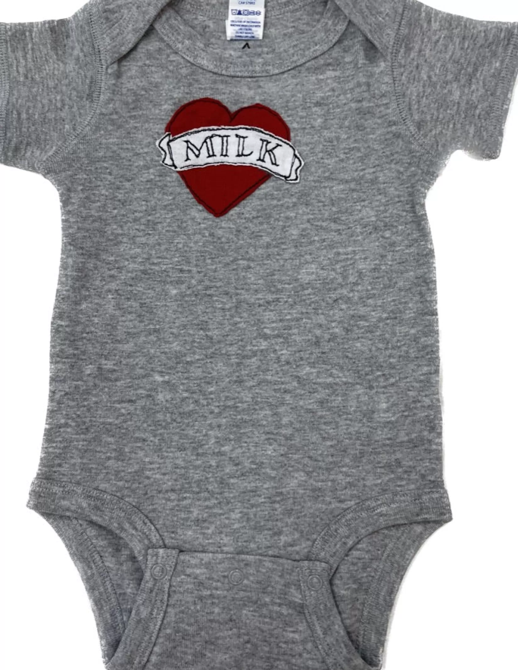 Kids Onesie-Tattoo Heart Milk-SardineClothing Cheap