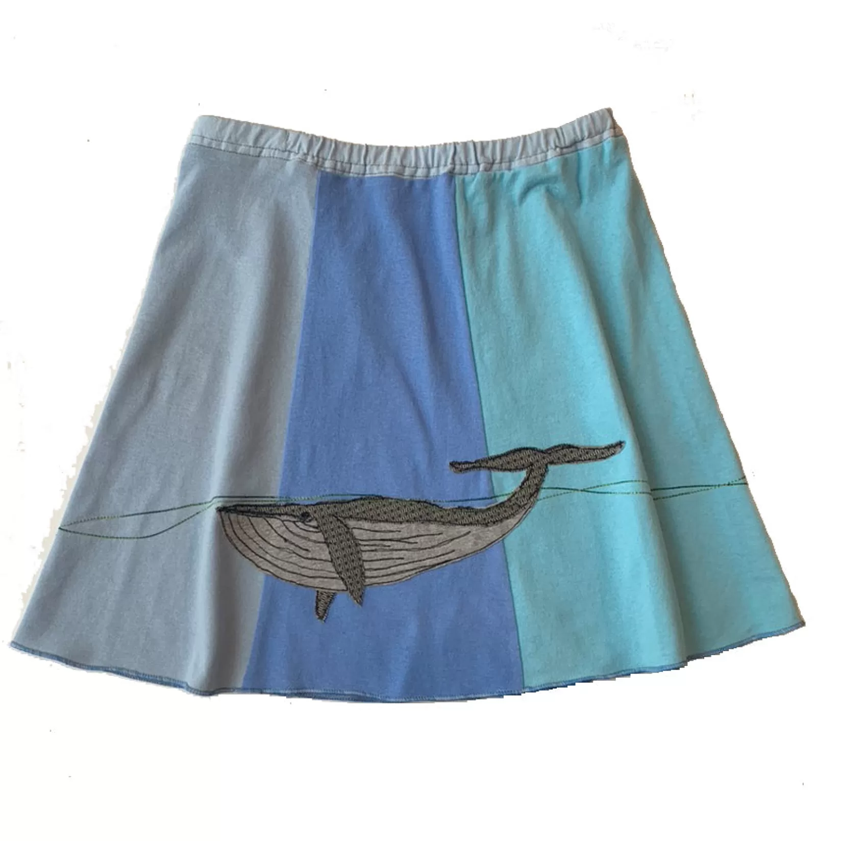 Kids Skirt-Blue Whale-SardineClothing Best