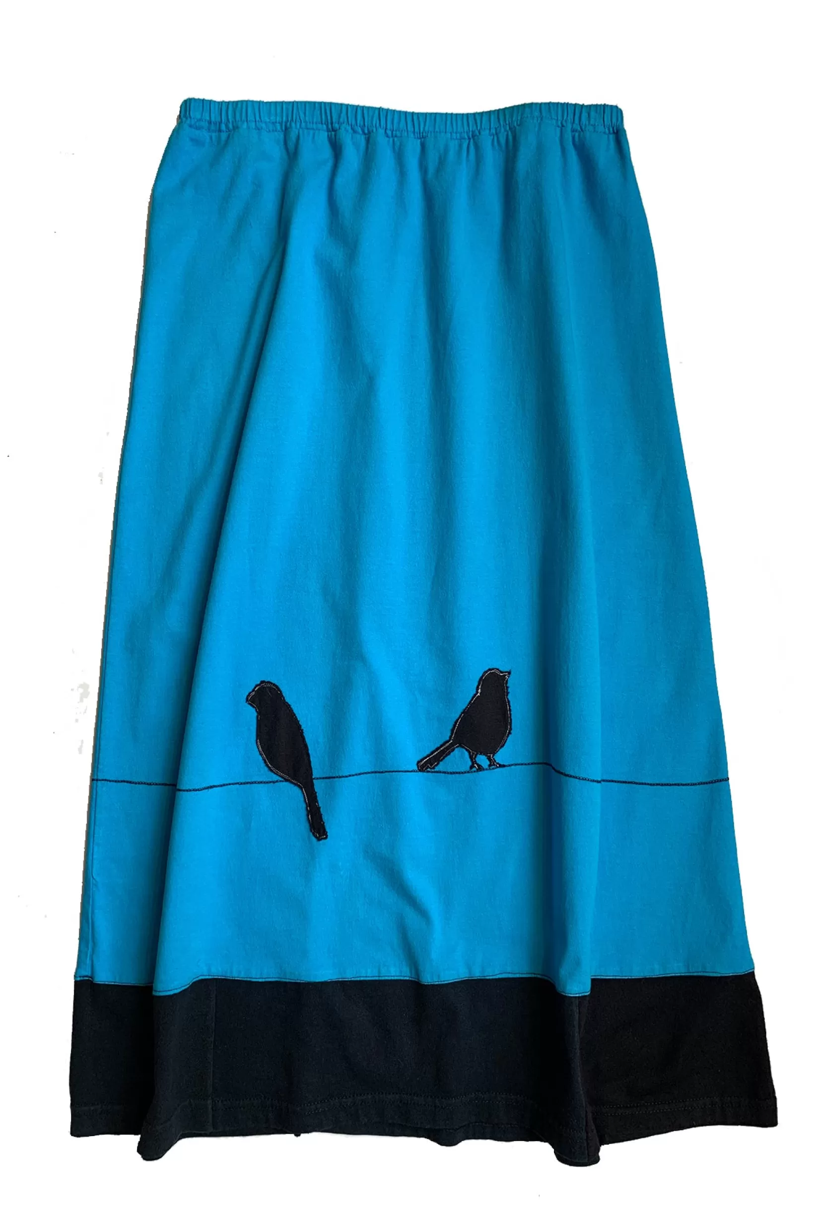 Long Skirt-Birds On Wire-SardineClothing Best