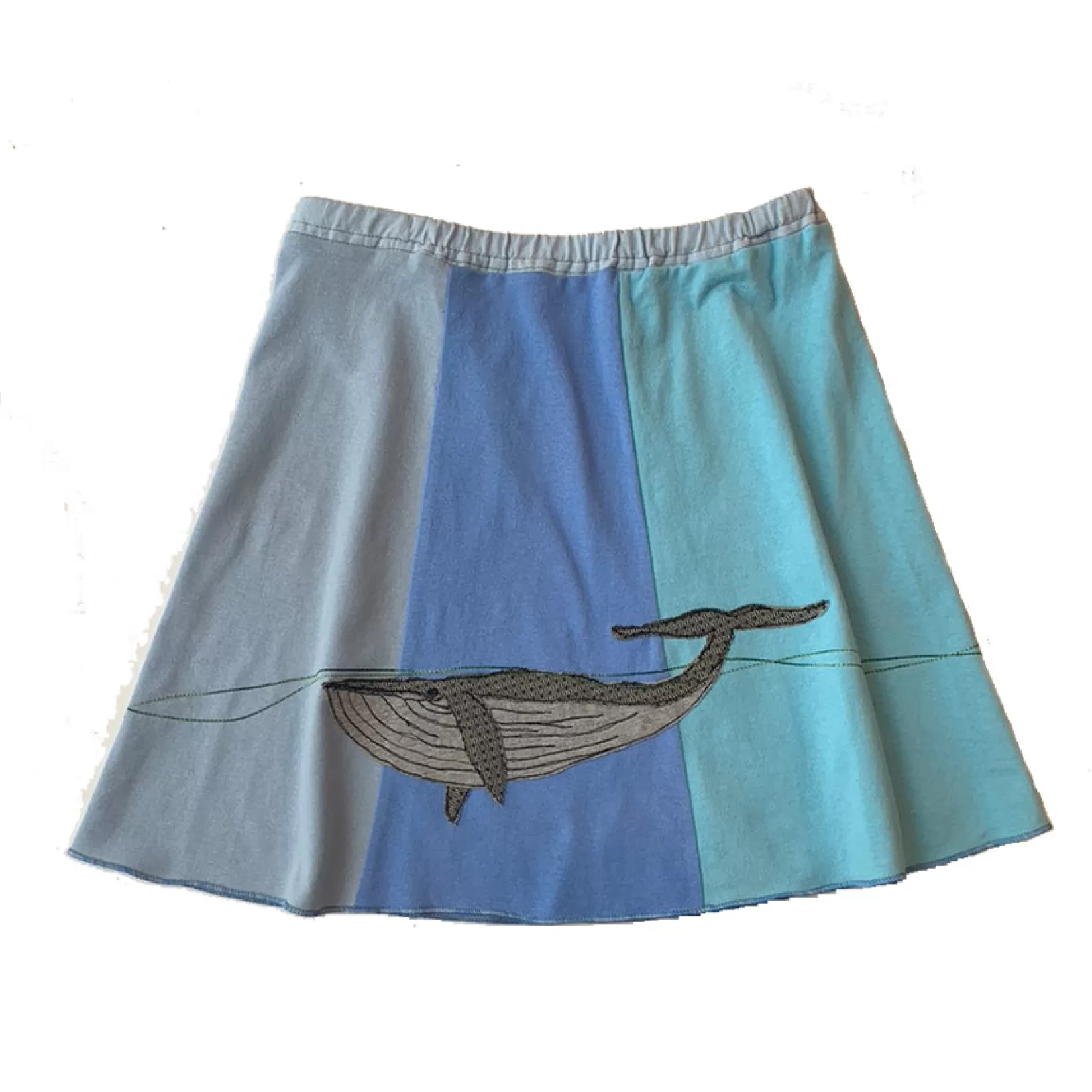 Mini Skirt-Blue Whale-SardineClothing Sale