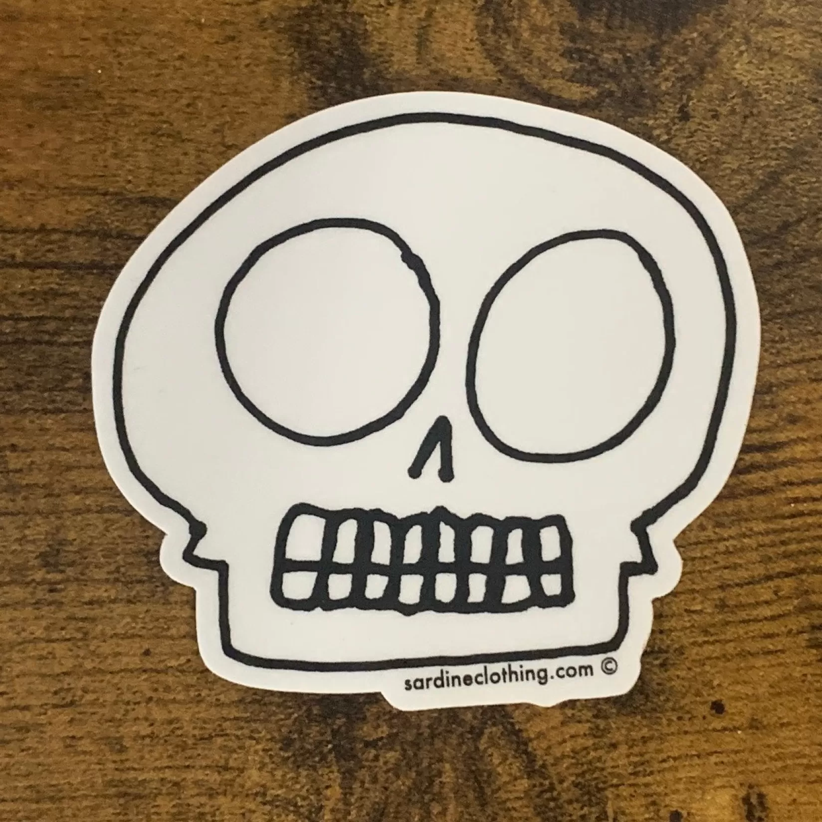 Sticker-Skull-SardineClothing Online