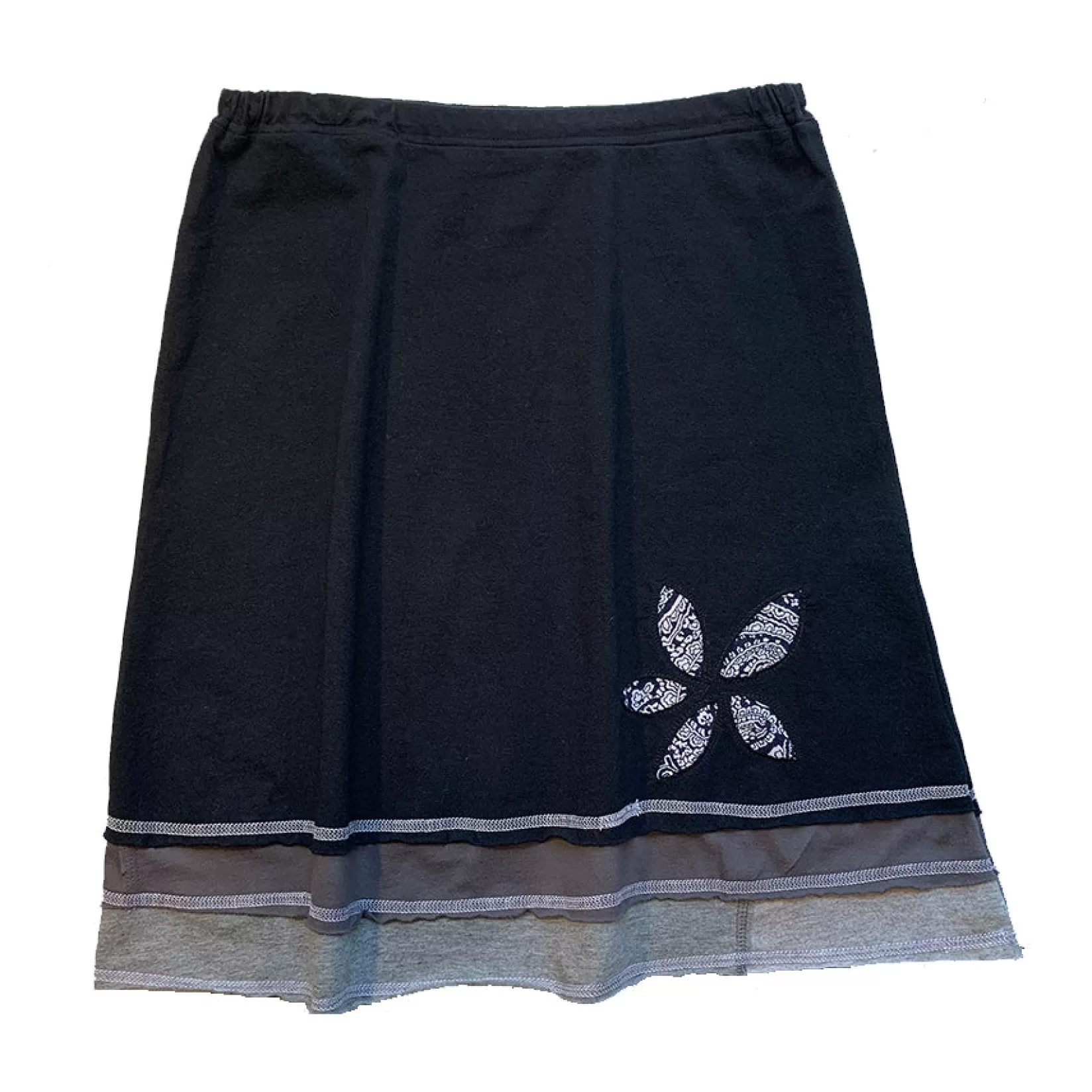 Three Layer Applique Skirt-SardineClothing Best Sale