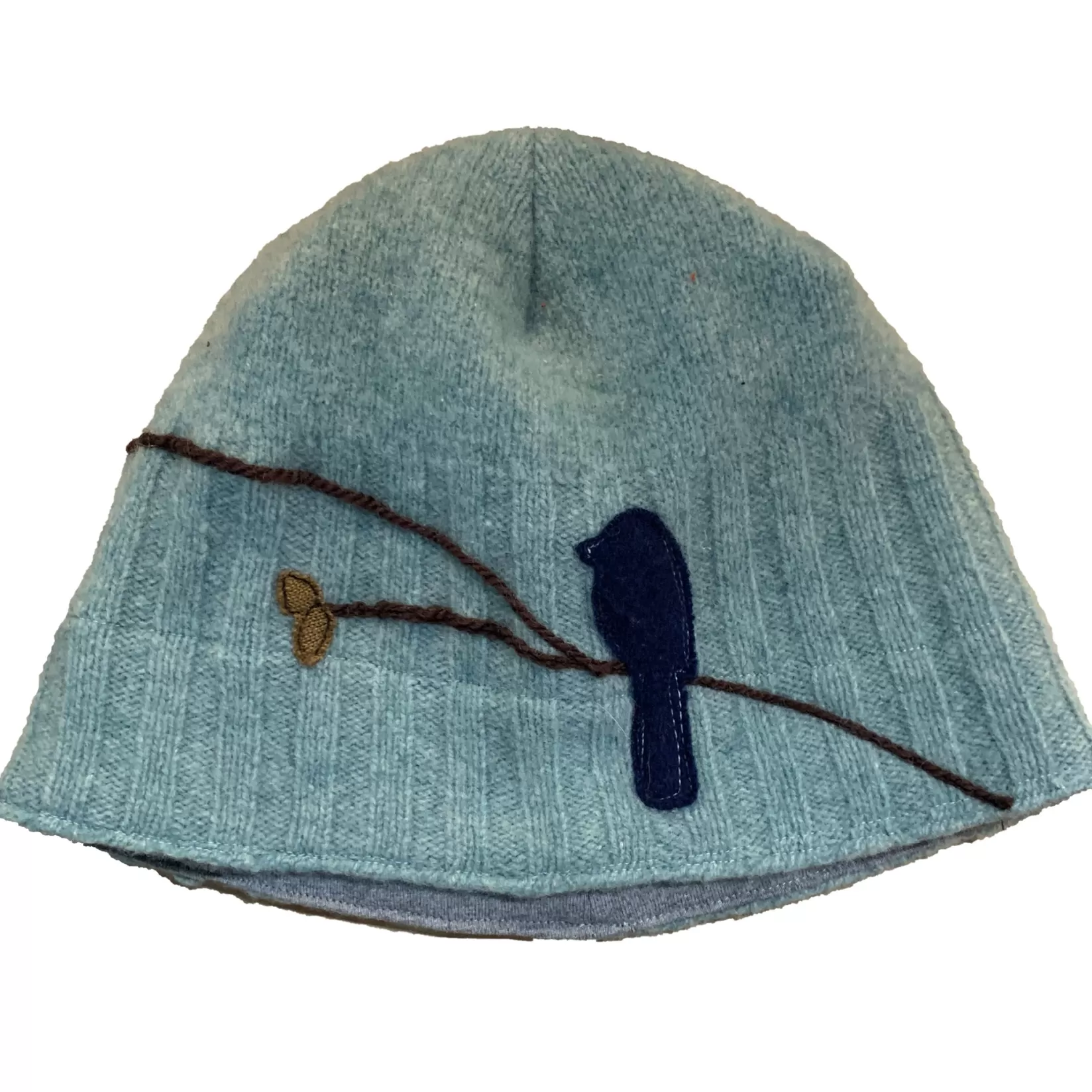 Wool Hat-Bird On Branch-SardineClothing Clearance